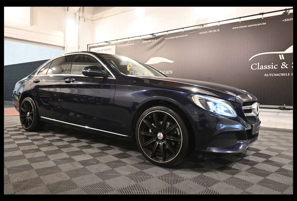 Mercedes-Benz C 180d PACK SPORT / EURO 6b / CAMERA / CUIR / GPS NAVIGATION / LEDS / JANTES AMG !!