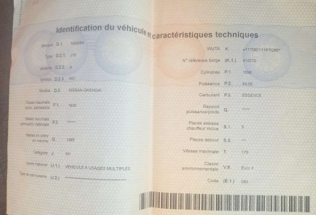 Nissan 2.0 4 x CVT acenta