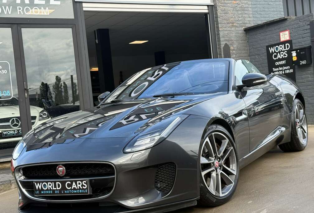 Jaguar CABRIOLET 2.0 i4 EXHAUST SPORT - LINE ASSIST - CAMERA - KEYLESS - MERIDIAN - FULL OPTIONS