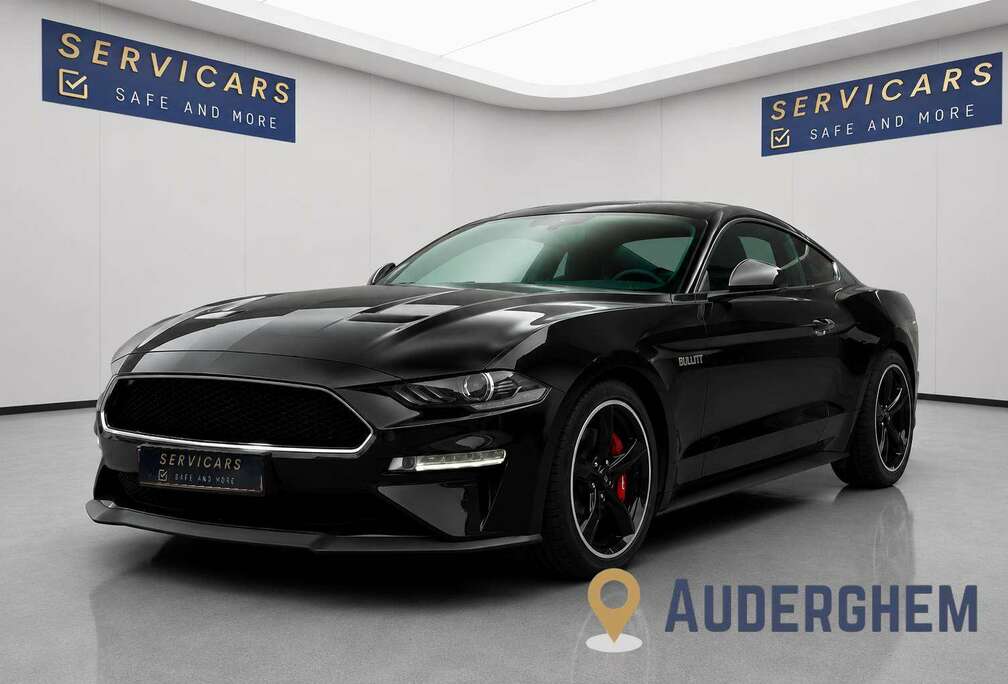 Ford @SERVICARS AUDERGHEM Ford Mustang 5.0 Ti-VCT V8 GT Bullit / Recaro / Manu / Cam AR / GAR 12 MOIS