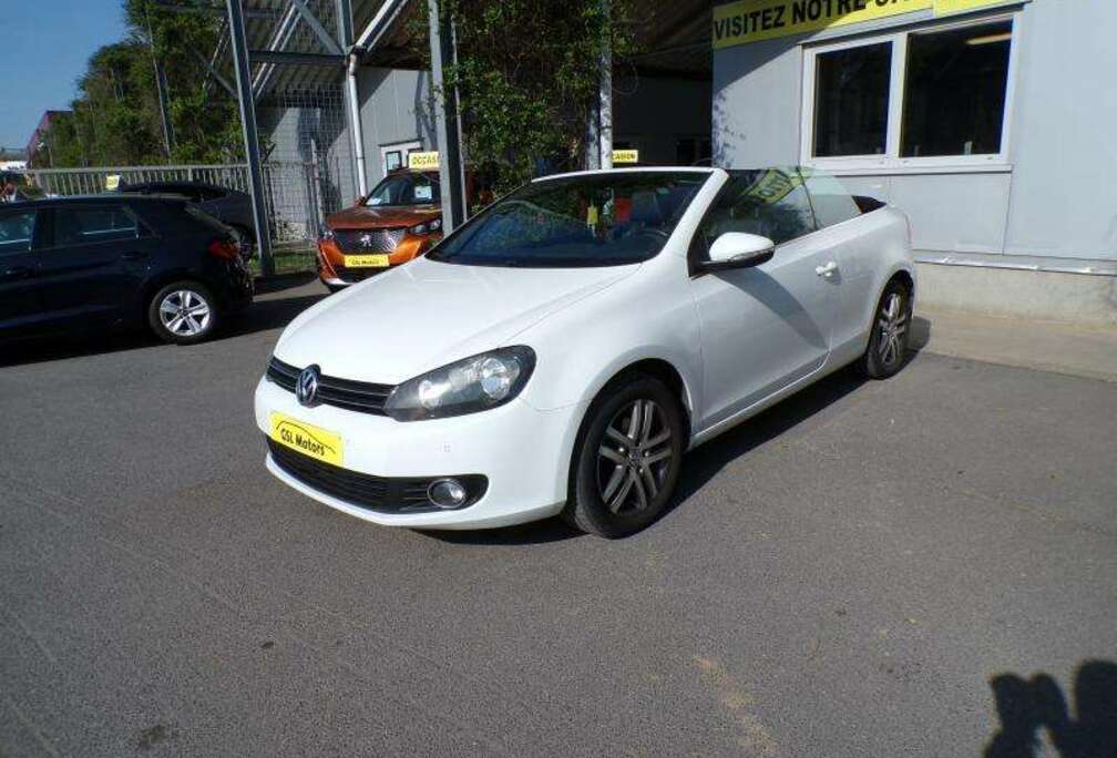 Volkswagen 1.4TSi 122cv blanc Cabriolet 07/14 Airco GPS
