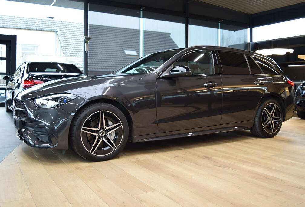 Mercedes-Benz C Break 300 e PHEV AMG Line / Pano dak / 360 / Burmester / Geklimatiseerde zetels