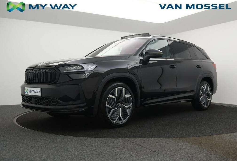 Skoda Kodiaq Sportline PHEV 1.5TSI 204PK *AUTOMAAT*PANO*SPORTSEATS*NAVI*APP CONNECT*BLTH*CRUISE*PDC*...