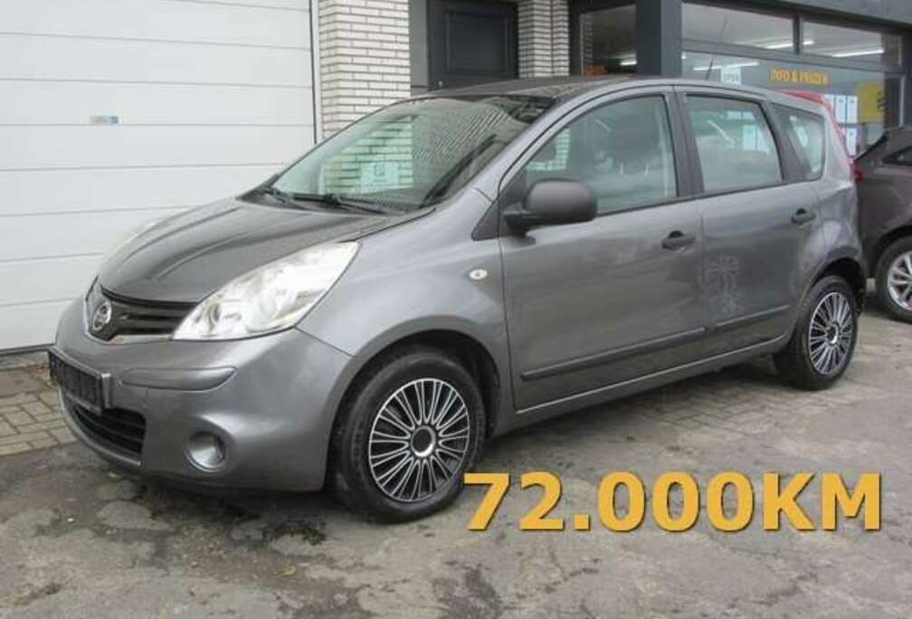 Nissan 1.4i **72.000Km**, Airco, PDC, Garantie, Service