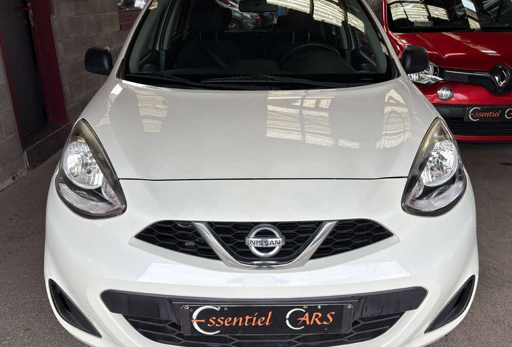 Nissan 1.2i 80cv 5 portes 11/2015 ** 65.000 kms ** Airco**Garantie 1 an