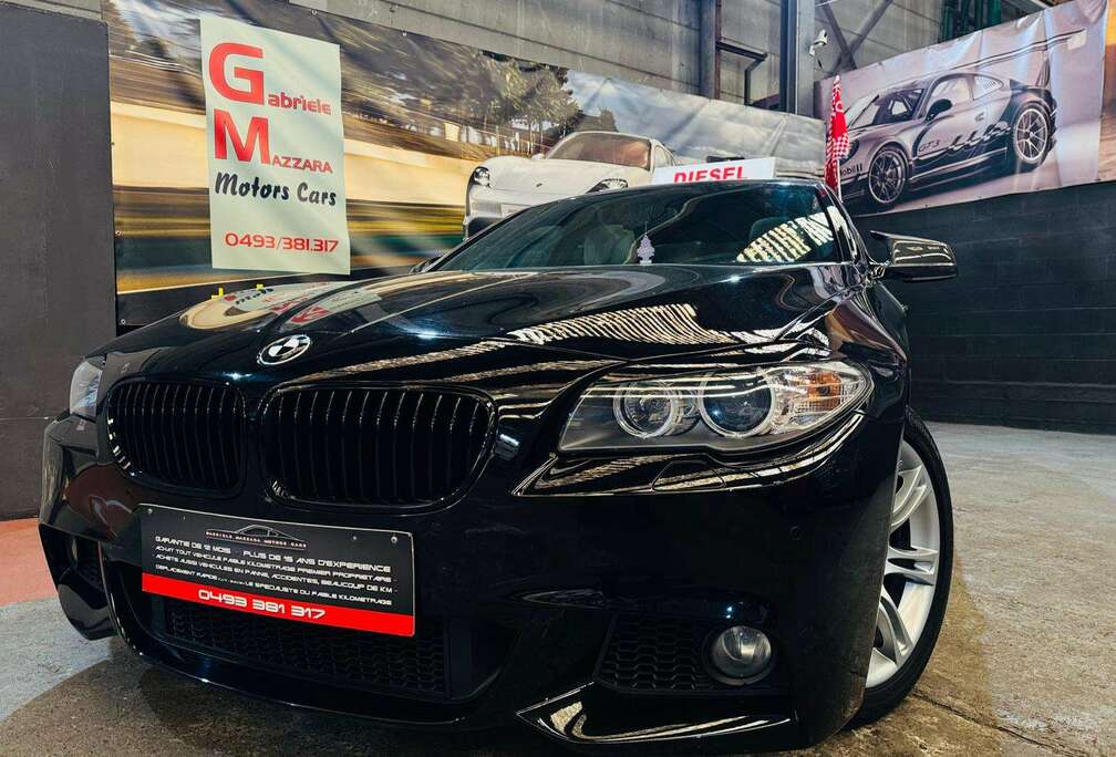 BMW 520dAS Pack-M GPS T.O Cuir Xénon J.A PDC