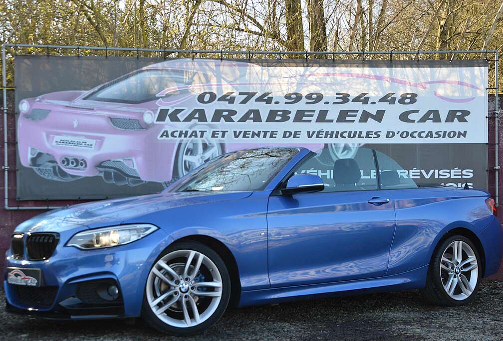 BMW Cabriolet 218d Pack M NAV SENS AR CLIM 62.769KM