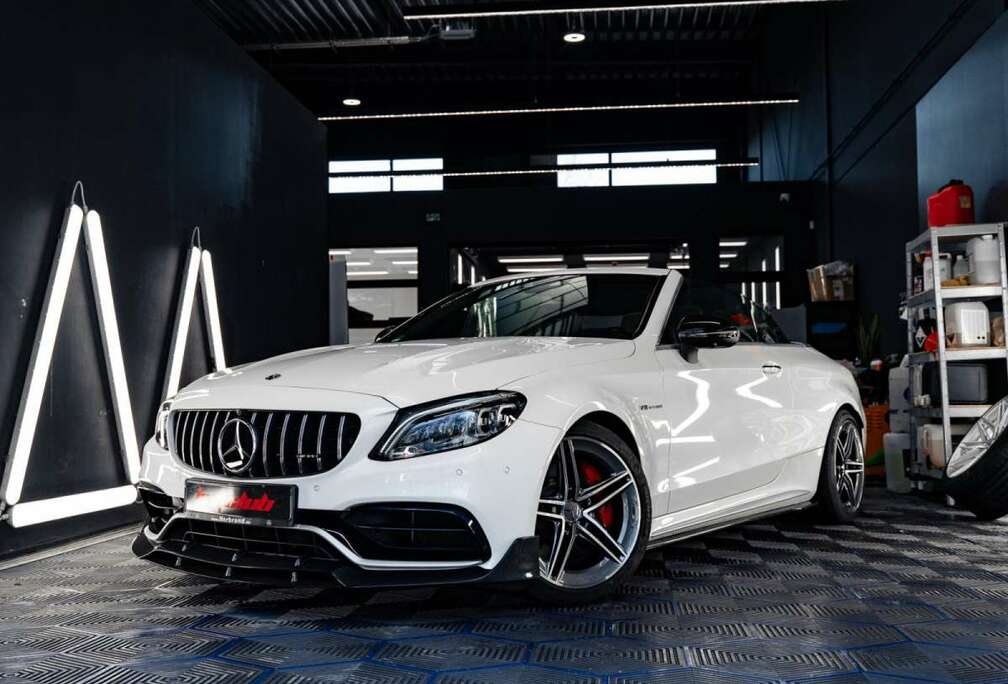 Mercedes-Benz Classe C63 AMG S FULL CARBON Cabrio Caméra*360*Bur