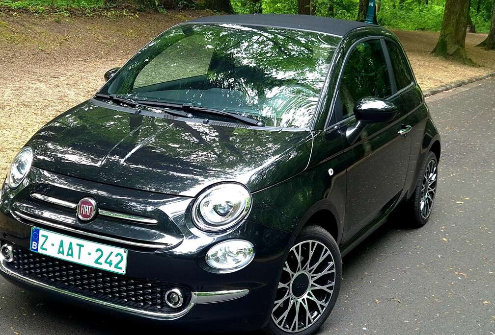Fiat 500 1.0i  HYBRID  43000 KM . GARANTIE 12 MOIS  CABRIO