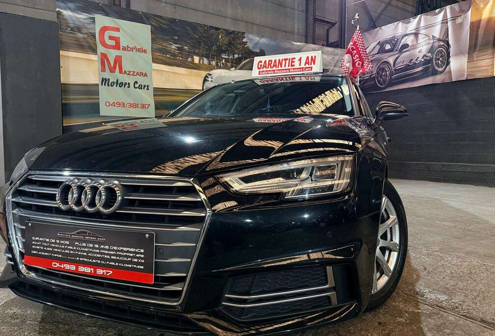 Audi A4 2.0TDi S tronic S-Line CarPlay Cuir chauffant  LED