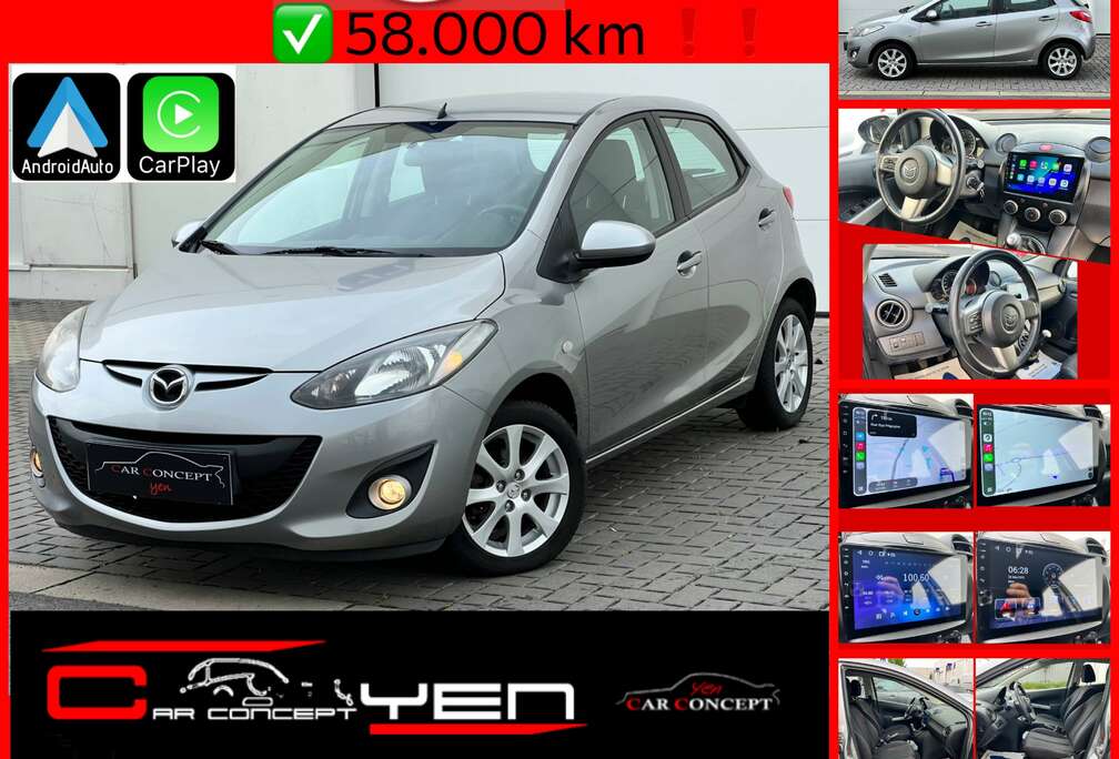 Mazda 2 1.3i*Edition CarPlay*Airco*Bluetooth*1 Eigenaar*Garantie 12 maanden