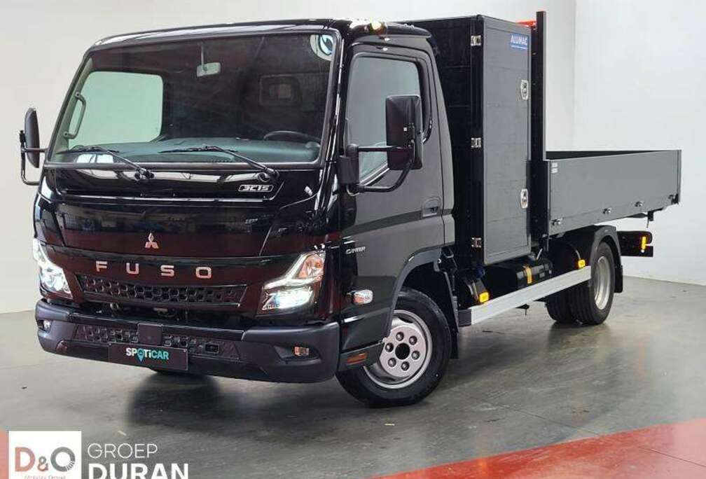 Mitsubishi 3C15 3400 materiaalkoffer met kipper 3 zijdig