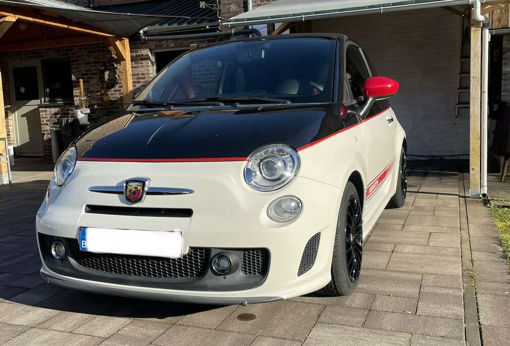 Abarth Fiat Abarth 500C Tricolor Cabrio ( wit/zwart/rood)