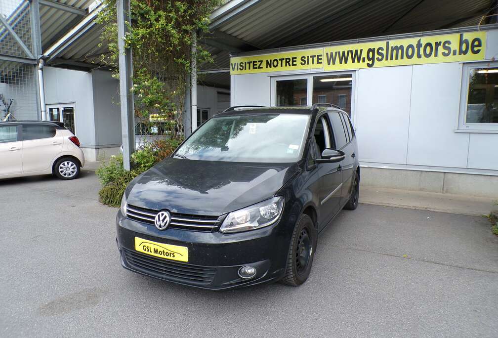Volkswagen 1.6 CR TDi 105cv 7 places noir 03/15 Airco GPS USB