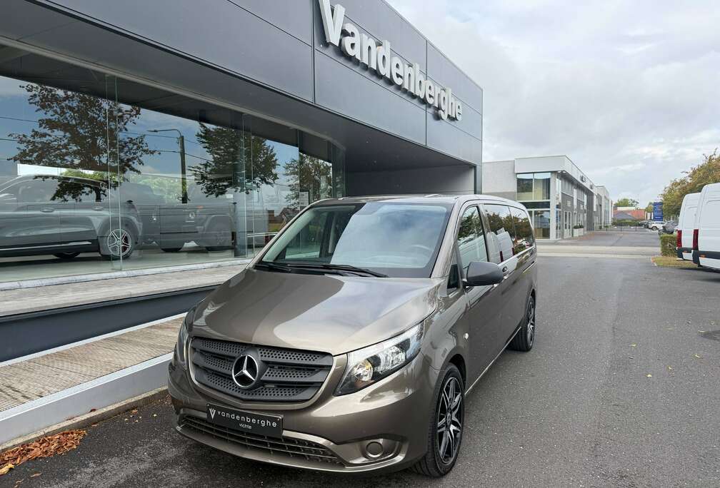 Mercedes-Benz 114 cdi LICHTE VRACHT DUBBELE CABINE TREKHAAKAMGvelgen automaat verduisterde ruiten camera 2 schuifdeuren