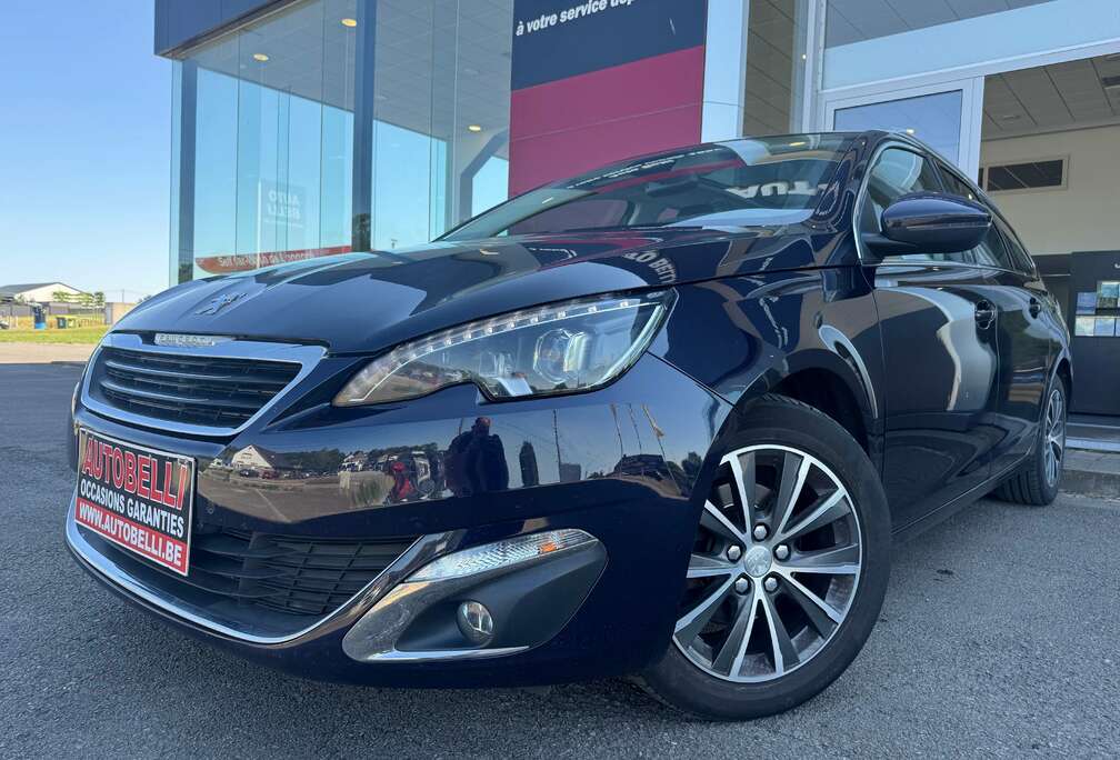 Peugeot 308 SW 1.6 BlueHDi**ALLURE**BOITE AUTO**FULL LED**TOIT PANO**GPS**TOP AUTO