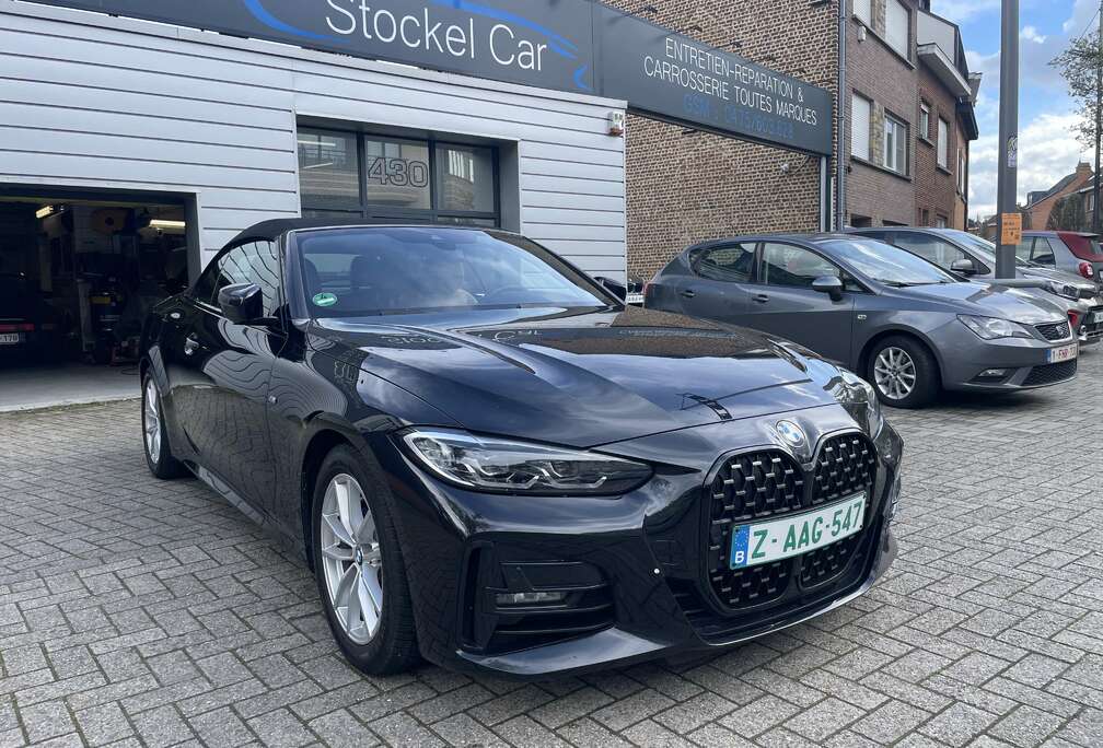 BMW Cabrio 420i AUTOMATIQUE,CARNET ENT,Aff Tête Haute,4 Jantes pneus hiver, FULL OPTIONS,AIRCRAFT,ETC . . .