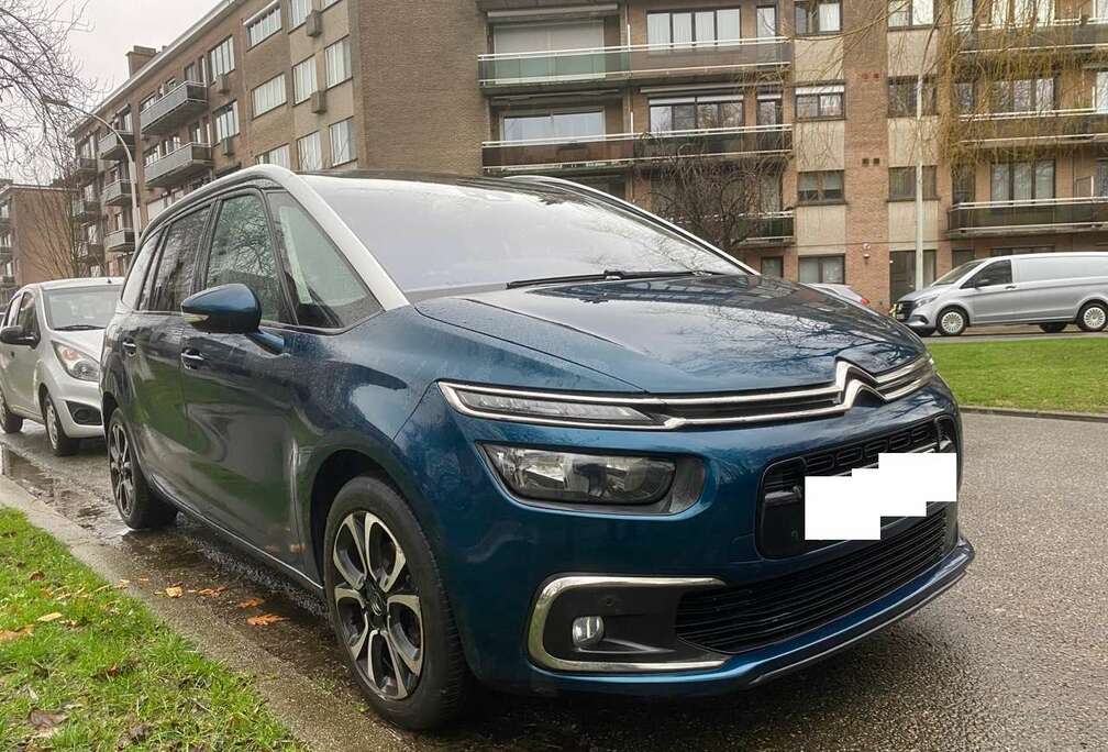 Citroen Grand C4 SpaceTourer 1.5HDI SHINE*130PK*AUTOMATIK*7 PL*LEATHER+ELEKTR SEATS*BLISS*PARKASSIST*KAMERA*NETTO:10350 EURO