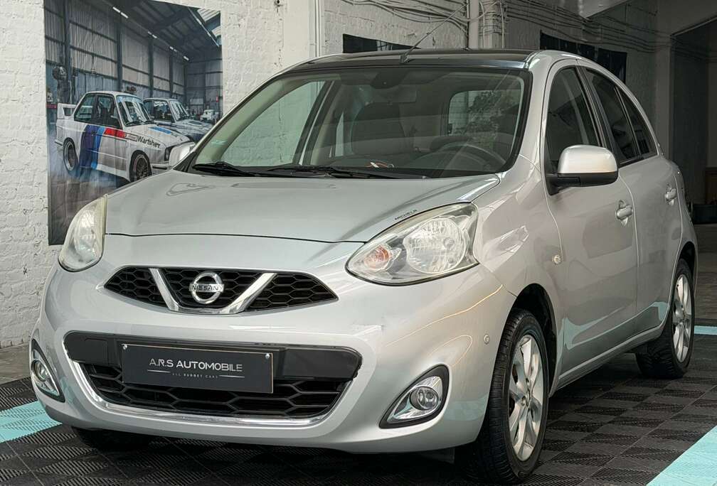 Nissan 1.2i - Toit pano - Gps - Airco - Radar recul - Garantie 12mois