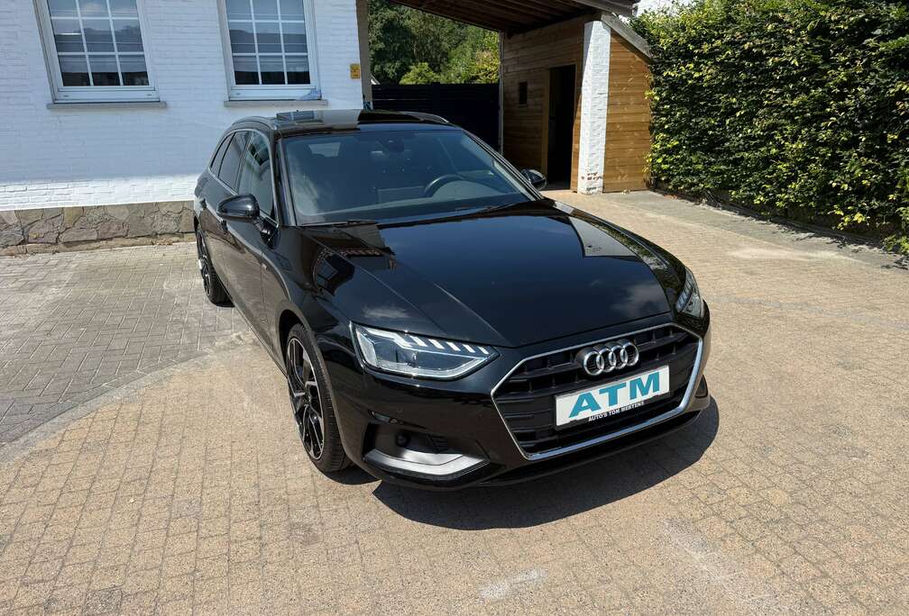 Audi A4 Avant 30 TDi Business S line S tronic /Panormaische dak/Leder sport zeteles/ pdc V&A + camera/trekhaak/ cruise