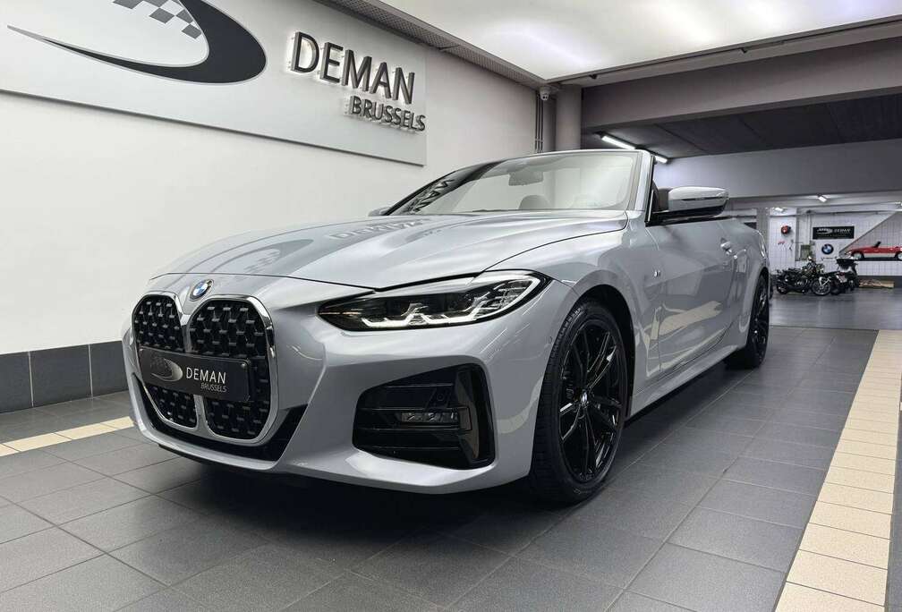 BMW Cabrio 420iAS * Pack M Sport * Chauffage nuque * Facelift * Alarme * Cuir * Avertisseur d\'angle mort
