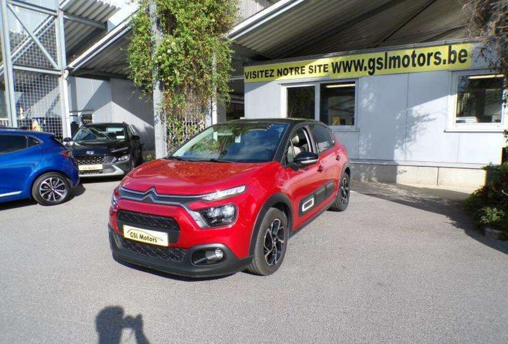 Citroen 1.2 110cv Automatique rouge 10/22 56572km Airco
