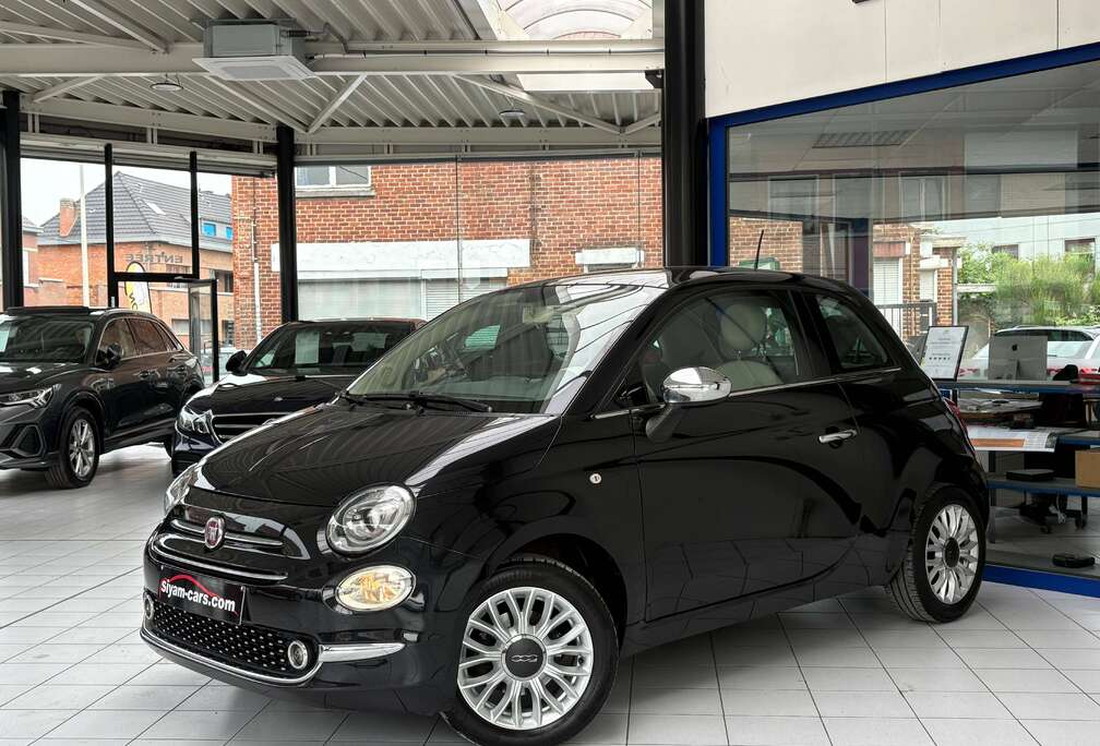 Fiat 500 1.2i *GPS * PANO * CUIR * PDC * JANTES * 1ER PROP *
