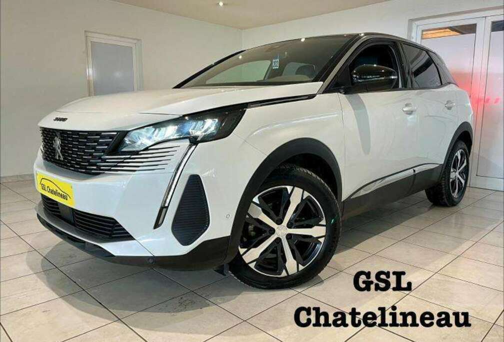 Peugeot 1.2 130cv EAT8 blanc 2024 17.251KM Cam/Carplay/Nav
