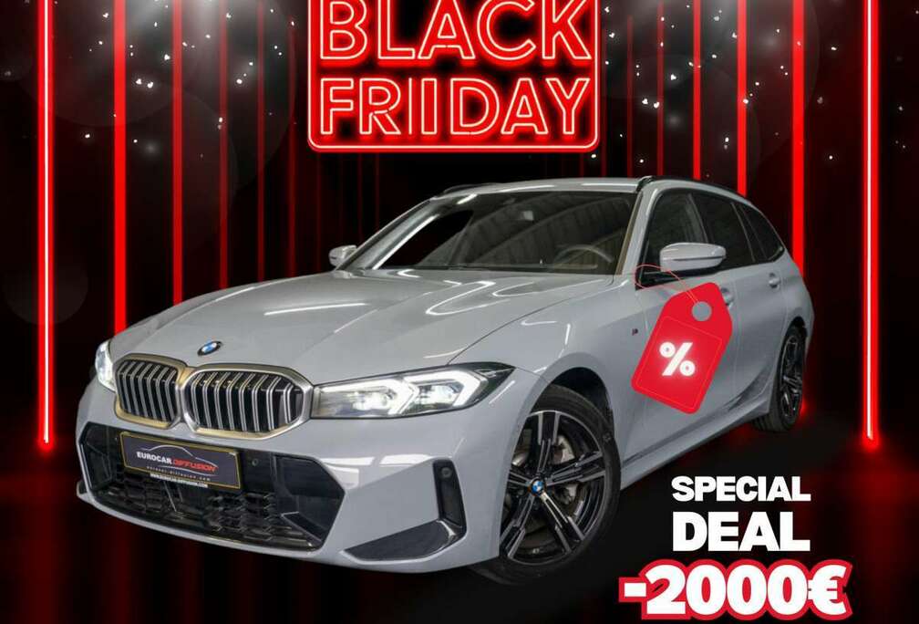 BMW 330i xDrive M-Sport Touring 245CV Hayon, ACC, Sièg