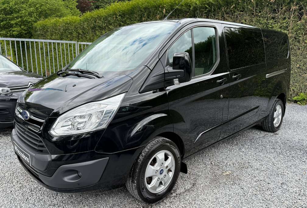 Ford Transit Custom 2.0 TDCi L2H1- DOUBLE CABINE 6 PLACES - TVA DEDUCTIBLE - 91.000 KM - A VOIR -