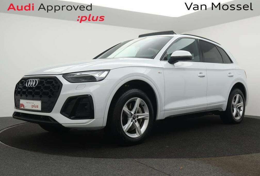 Audi PHEV Audi Q5 PHEV S line 50TFSIe QUATTRO 299PK *AUTOMAAT*PANODAK*CAMERA*LEDER*CRUISE*NAVI*VIRTUAL COCKPIT*...*