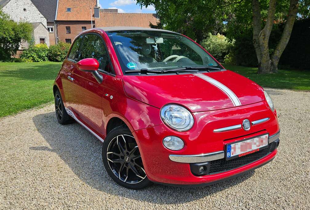 Fiat 500C 1.2i Lounge PUR-02 Stop