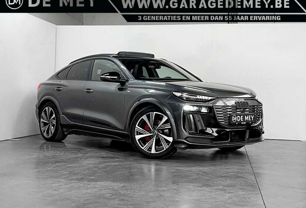 Audi 100 kWh S-line / SoH95% / Luchtvering / Pano / Trekhaak / Carplay / Alcantara