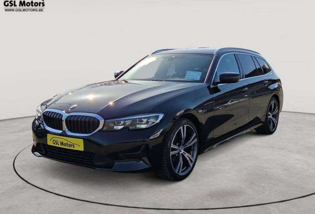 BMW D Break 2.0 noire 01/2022 89.083km Airco GPS