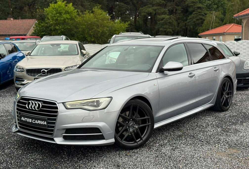 Audi 190Pk S-Line Pano CruiseC Airco Led Automaat *