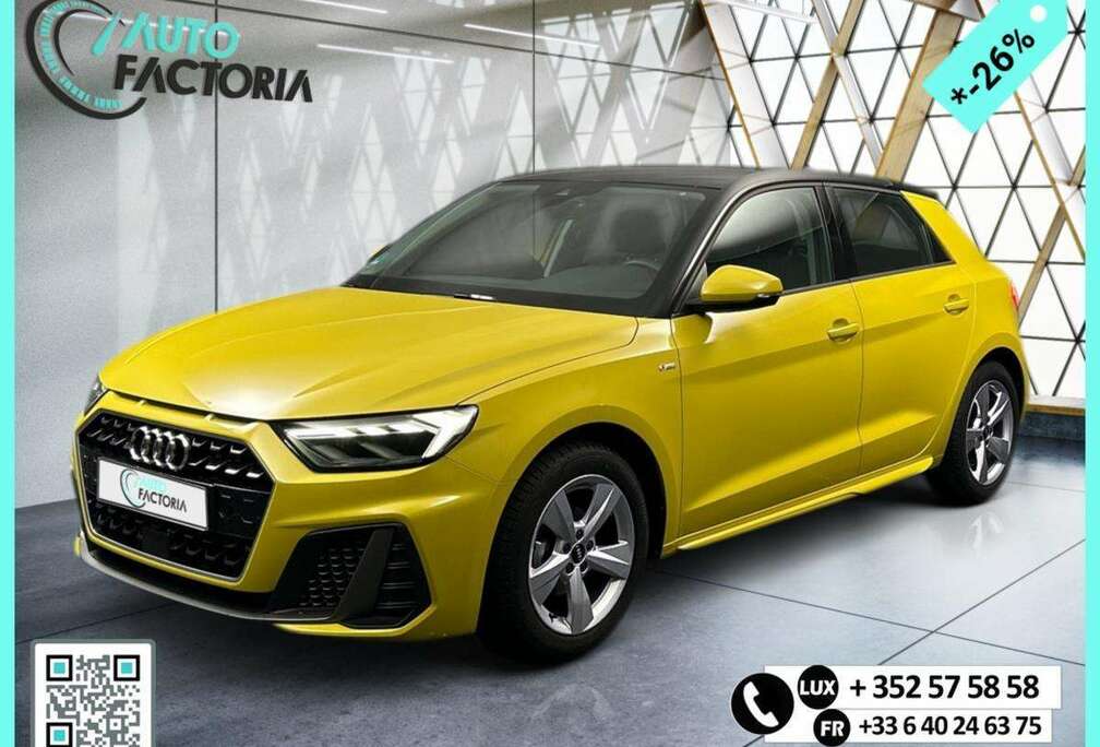 Audi SPORTBACK -26% 25 TFSI 95cv BVA SLINE GPS+OPTS