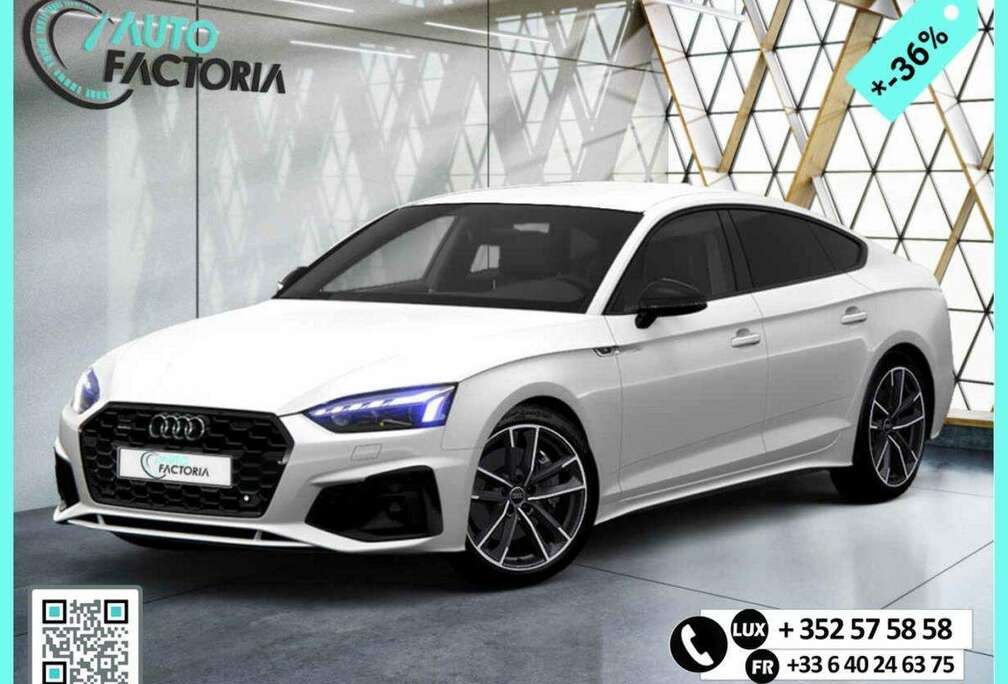 Audi Sportback -36% 35 TDI 163cv BVA7 SLine+CAM+Options