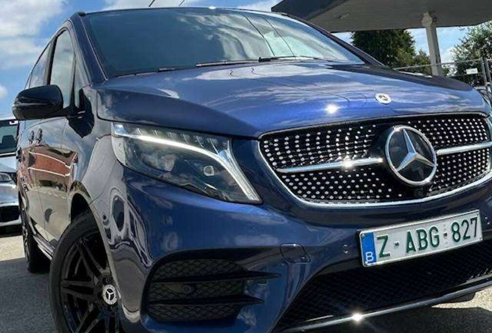 Mercedes-Benz V 250 d Avantgarde AMG NIGHTPAK EL SCHUIFD LED VOLLEDER LICHTE VRACHT DUBB CABINE 5 ZIT...