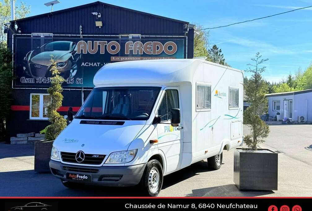 Mercedes-Benz 313 cdi * Camping car  * pilote P633XTP * 4 Places