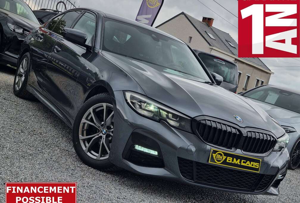 BMW dA ✅PACK M✅ CUIR-LED-COCKPIT-CLIM-PDC-JANTES-SIEGES CHAUFFANTS-ATTACHE REM-CARPLAY-ANDROIDAUTO-
