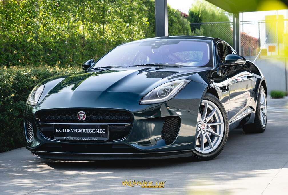 Jaguar Coupé P300 2.0 i4 (EU6.2) British Racing Green /Camera/Meridian Soundsystem/Carplay/