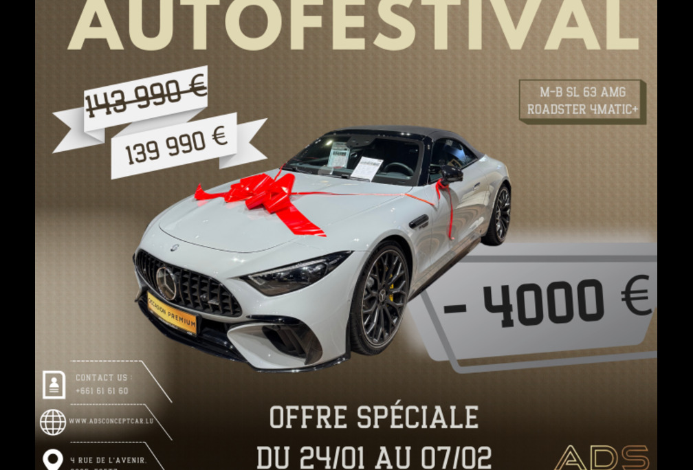 Mercedes-Benz SL Roadster AMG 63 4MATIC+