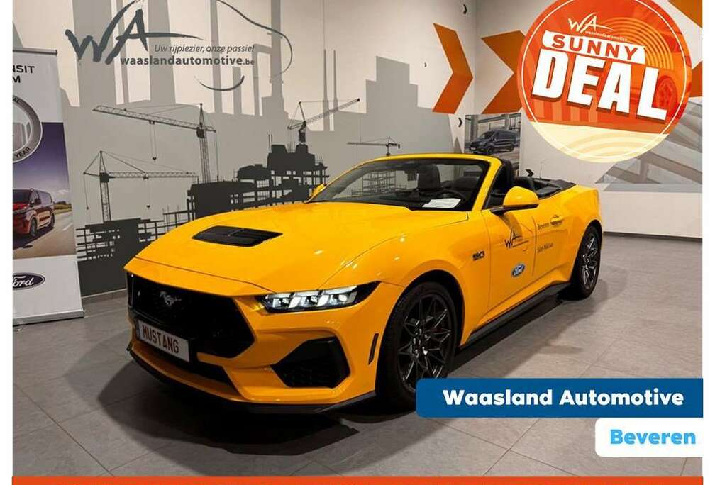 Ford Mustang Cabrio - 5.0 V8 446 pk - Manueel