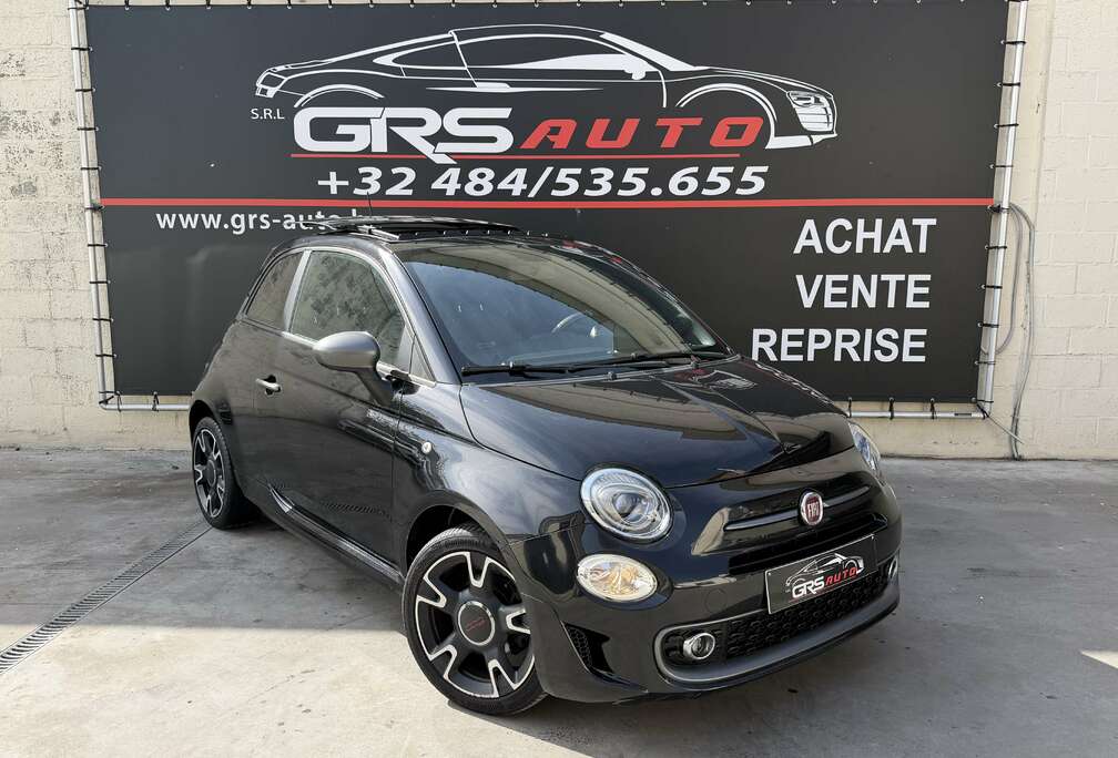 Fiat 500 1.2i Sport Toit pano ouvrant/cuir/clim./garantie 12 mois