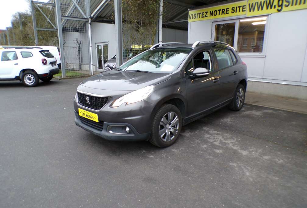 Peugeot 1.2i 82cv gris 03/17 Airco Cruise Capteurs Radio