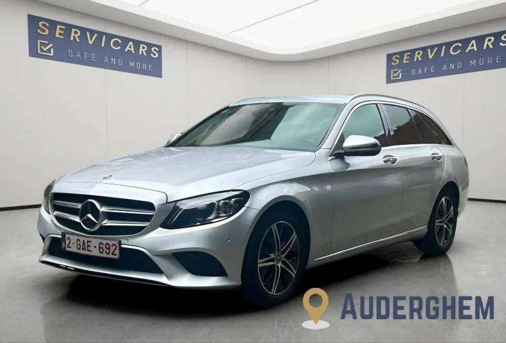Mercedes-Benz @SERVICARS AUDERGHEM Mercedes-Benz C 200 MHE Business Solution / Cam AR / Cuir / Auto / GAR 12 MOIS
