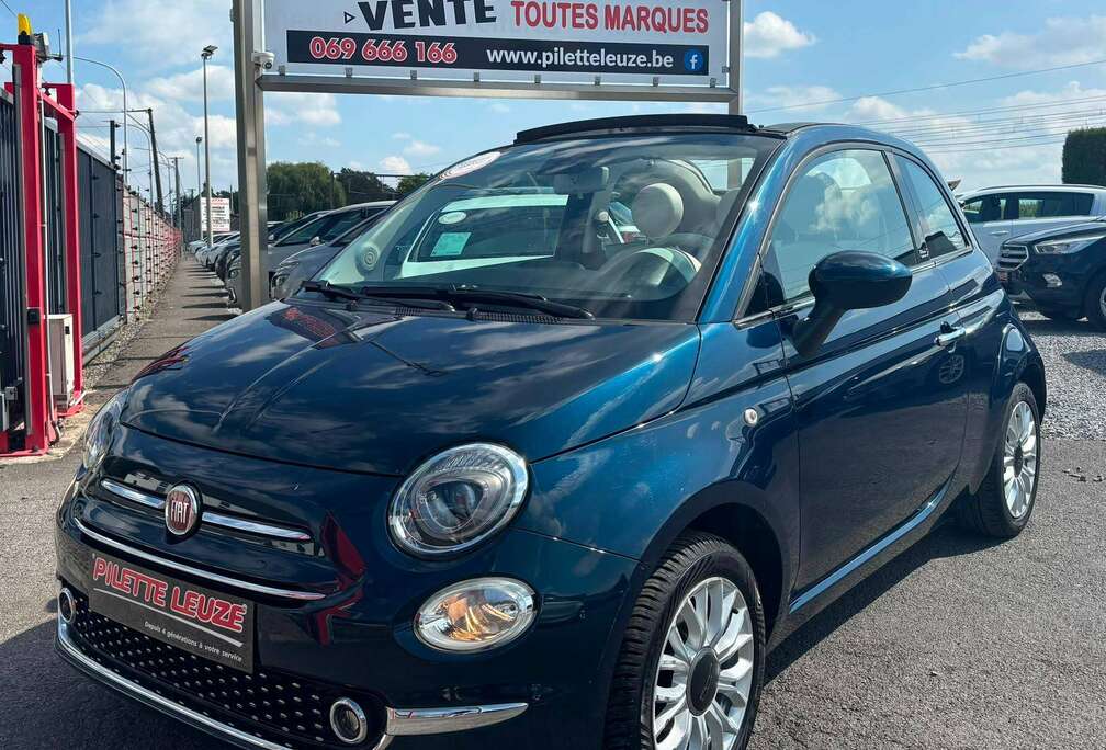 Fiat DECAPOTABLE / FAIBLE KM / EURO 6B / CHAINE /+++