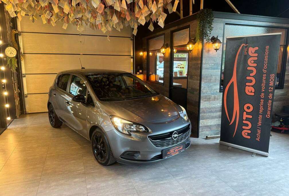 Opel Corsa 1.4 Turbo Black Edition+CARPLAY+AIRCO+RADAR DE RECUL ARR+1ER PROP**