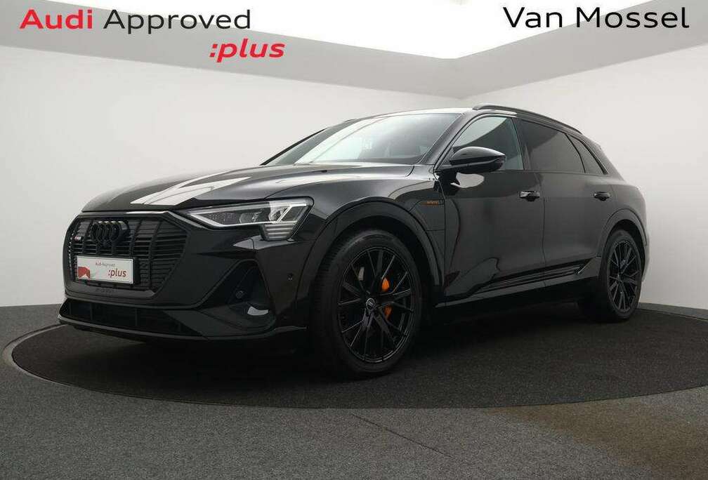 Audi Audi e-tron - 3X S-LINE 55 QUATTRO 408PK *FULL BLACK*PANO*SPORTSEATS*NAVI*APP CONNECT*ZETELVERWARMING*...