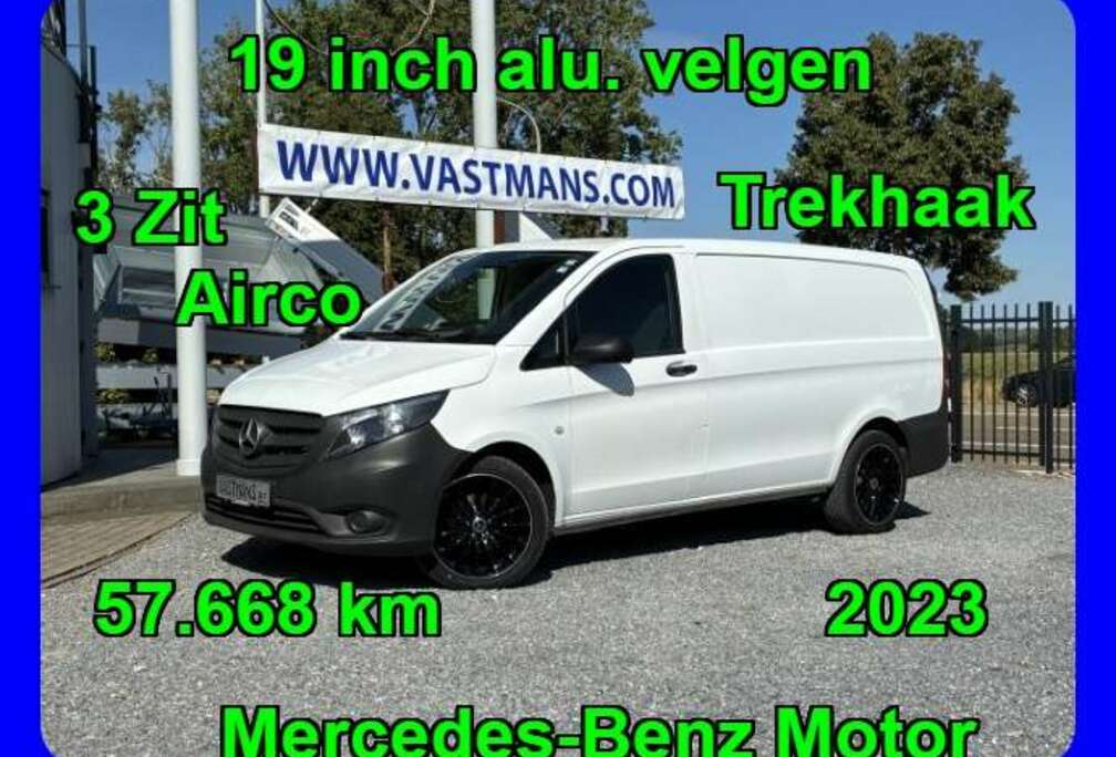 Mercedes-Benz 18.888€ + BTW / Mercedes Motor 1.950 cc / Trekhaak / Lang A2 / Houten vloer / Multifunctioneel stuur